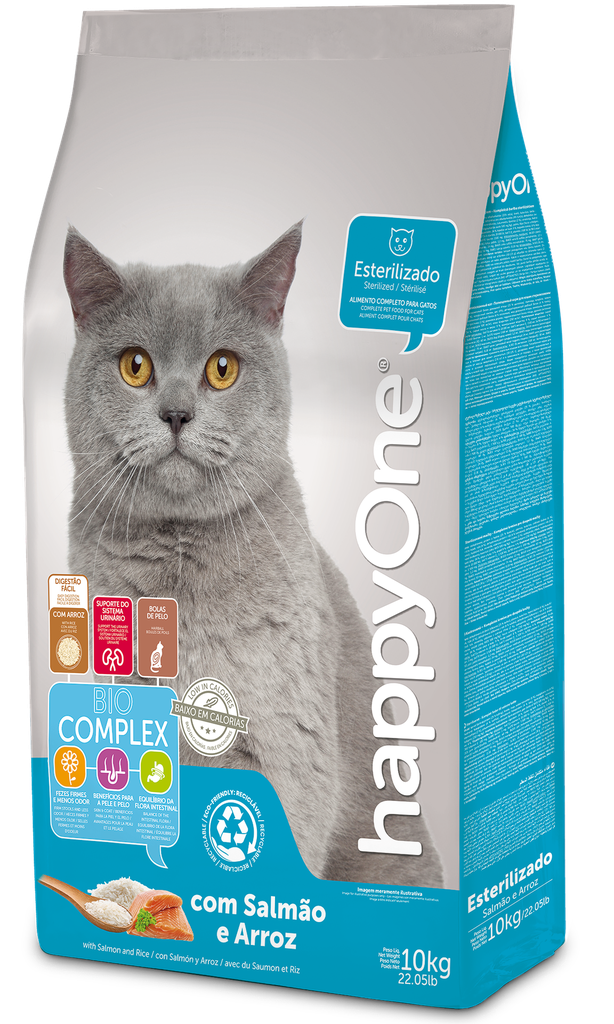 HappyOne ADULT STERILIZED 10kg.(кошка)