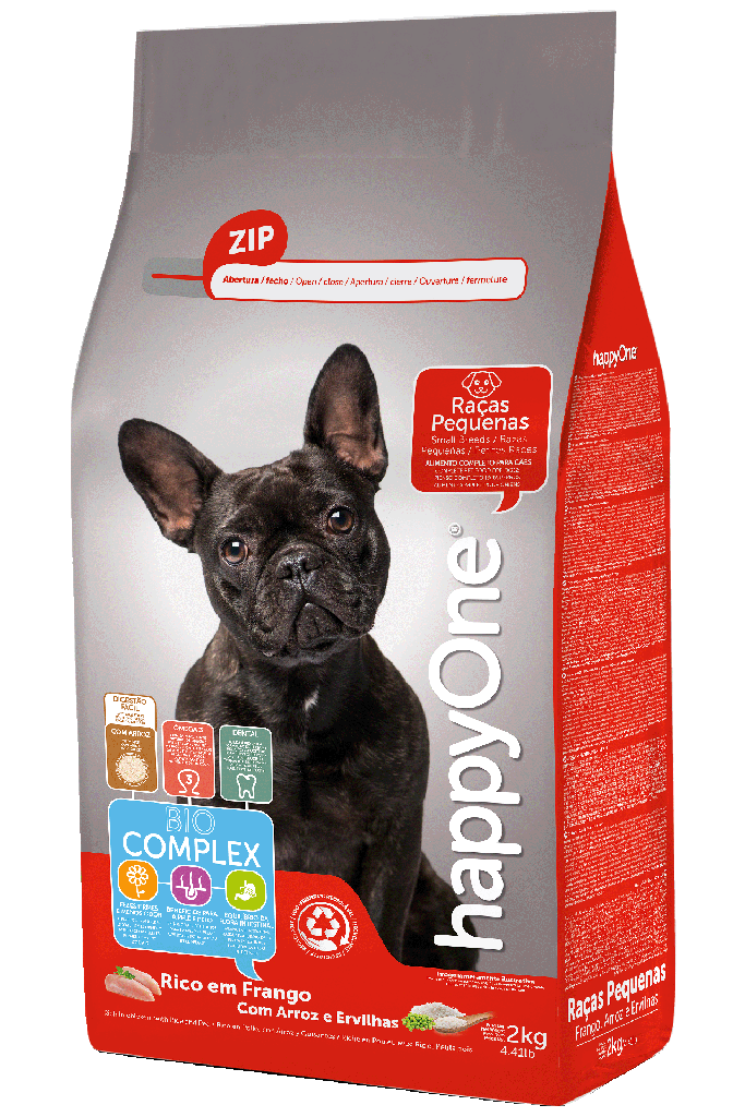 HappyOne SMALL BREEDS 2 kg (малые породы)уменьшение зубного камня