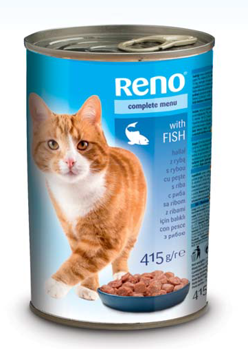 RENO conserve p/u pisici 415g (peste)
