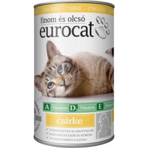 EuroCat консервы для кошек  415 гр курица