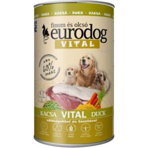 EURODOG  VITAL консервы для собак 60 % 1240gr. rata