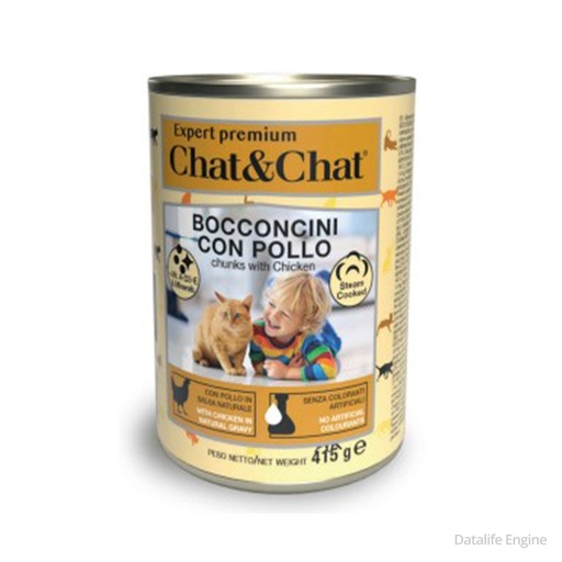 Chat&Chat bocconcini con Pollo(Gaina) 415 gr.